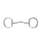 Myler Eggbutt with Hooks and Stainless Steel Low Port Comfort Snaffle (MB 04, Level 2) - Corro