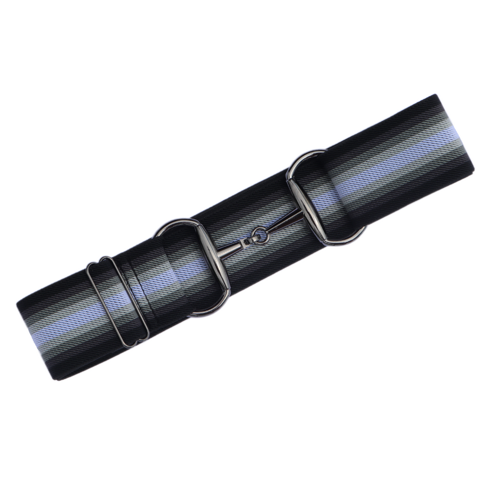 Divine Equestrian Snaffle Comfort Fit Belt - Black & White Ombre