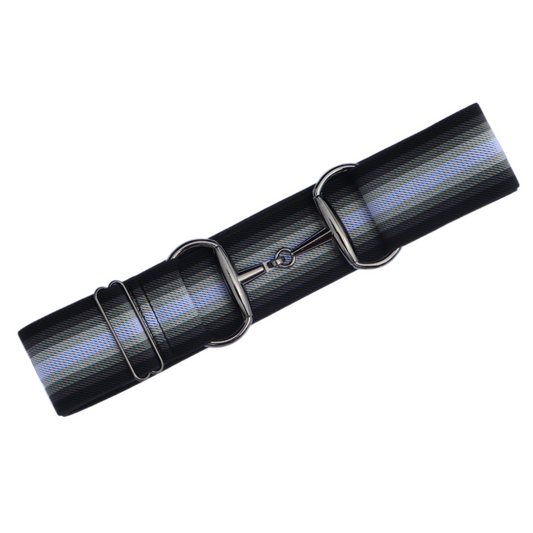 Divine Equestrian Snaffle Comfort Fit Belt - Black & White Ombre