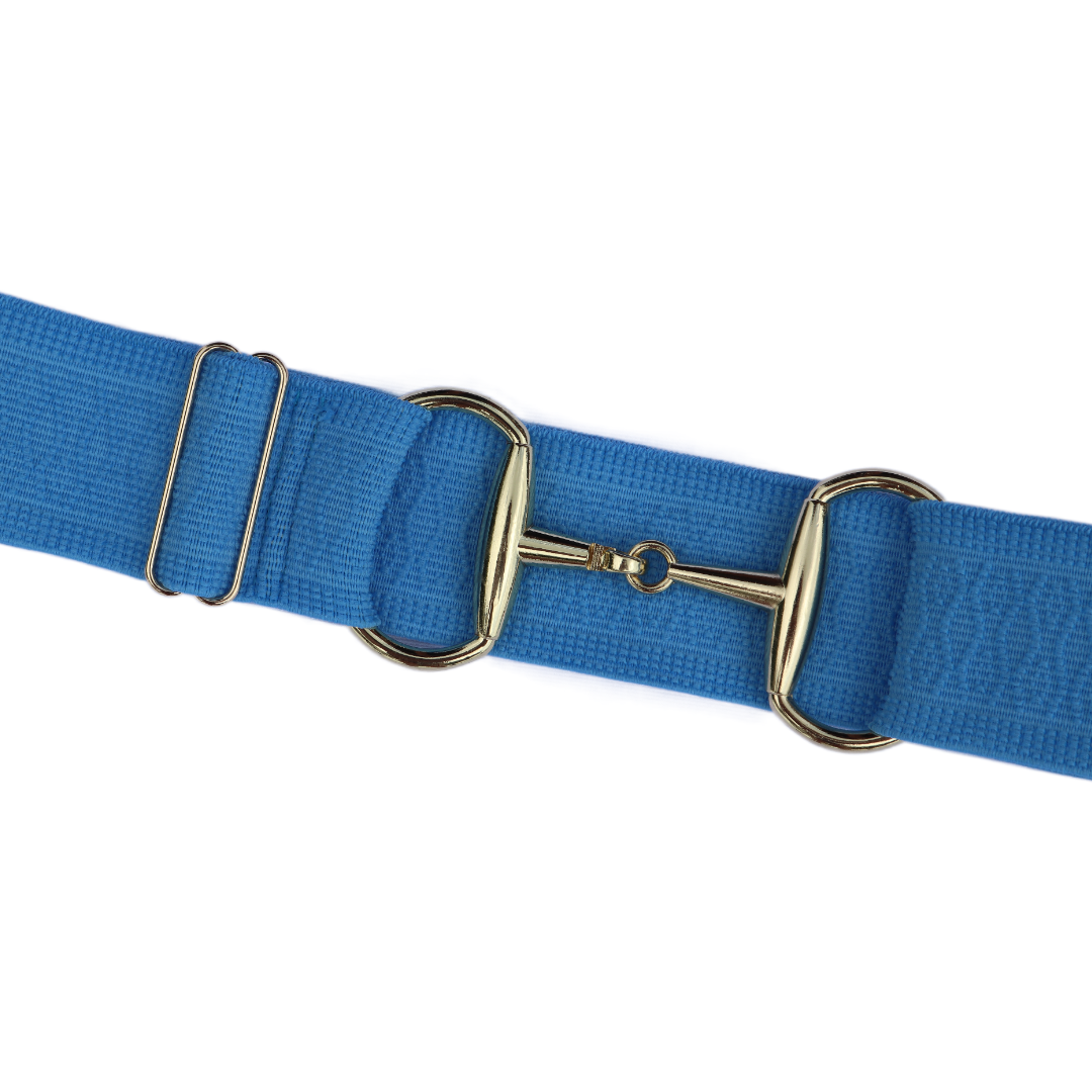 Divine Equestrian Snaffle Comfort Fit Belt - Fancy Blue