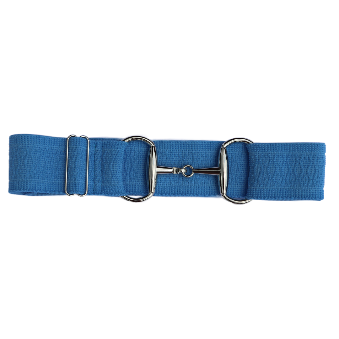 Divine Equestrian Snaffle Comfort Fit Belt - Fancy Blue