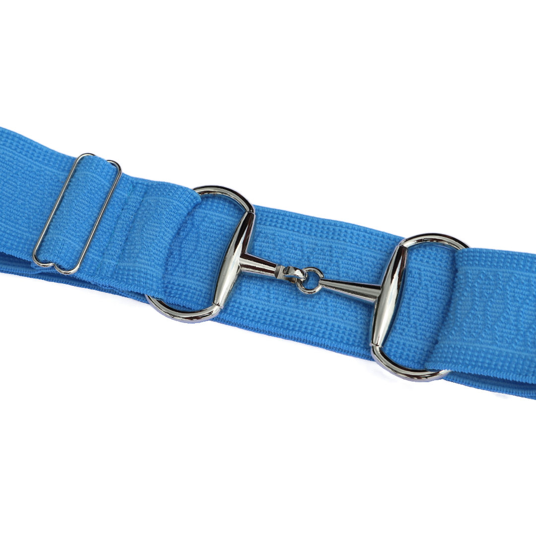 Divine Equestrian Snaffle Comfort Fit Belt - Fancy Blue