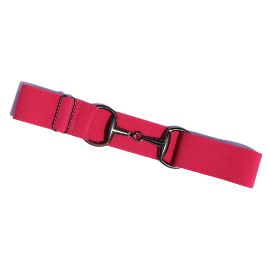 Divine Equestrian Snaffle Comfort Fit Belt - Pretty Pink