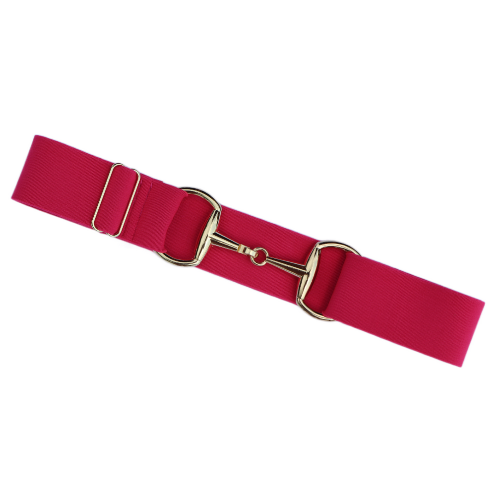 Divine Equestrian Snaffle Comfort Fit Belt - Pretty Pink