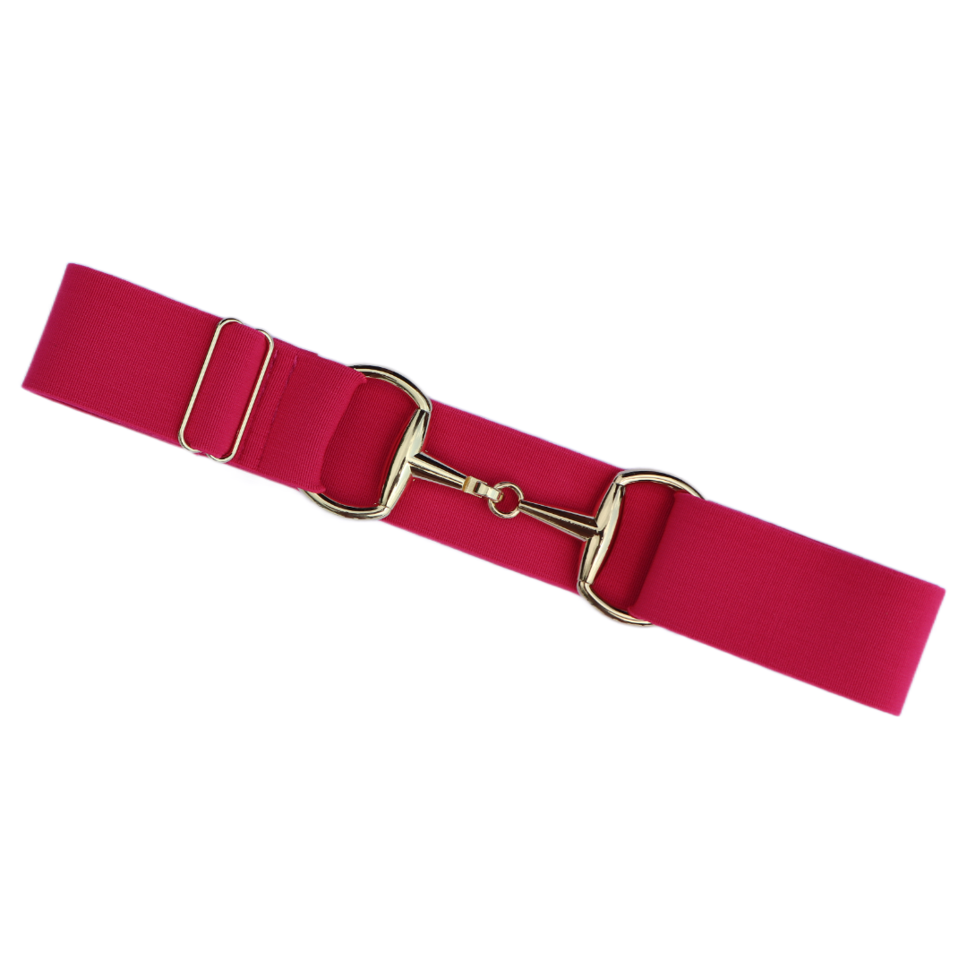 Divine Equestrian Snaffle Comfort Fit Belt - Pretty Pink