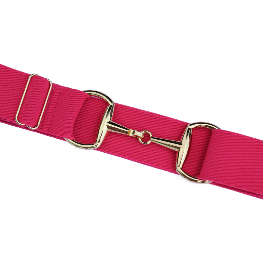 Divine Equestrian Snaffle Comfort Fit Belt - Pretty Pink