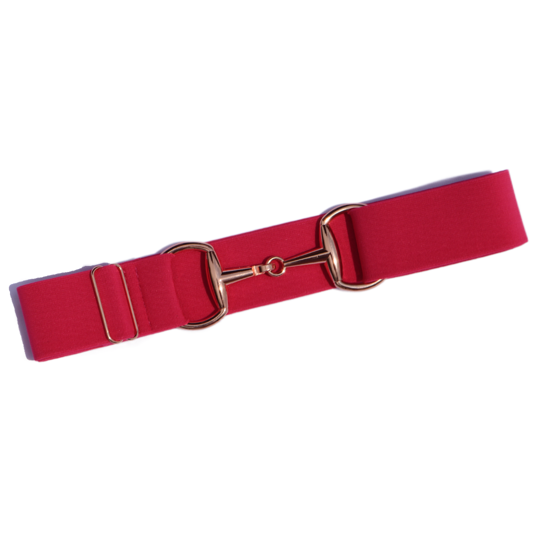 Divine Equestrian Snaffle Comfort Fit Belt - Pretty Pink