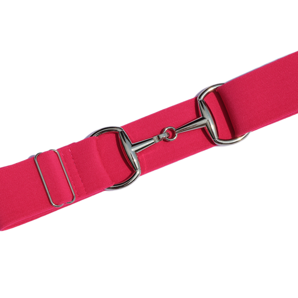 Divine Equestrian Snaffle Comfort Fit Belt - Pretty Pink