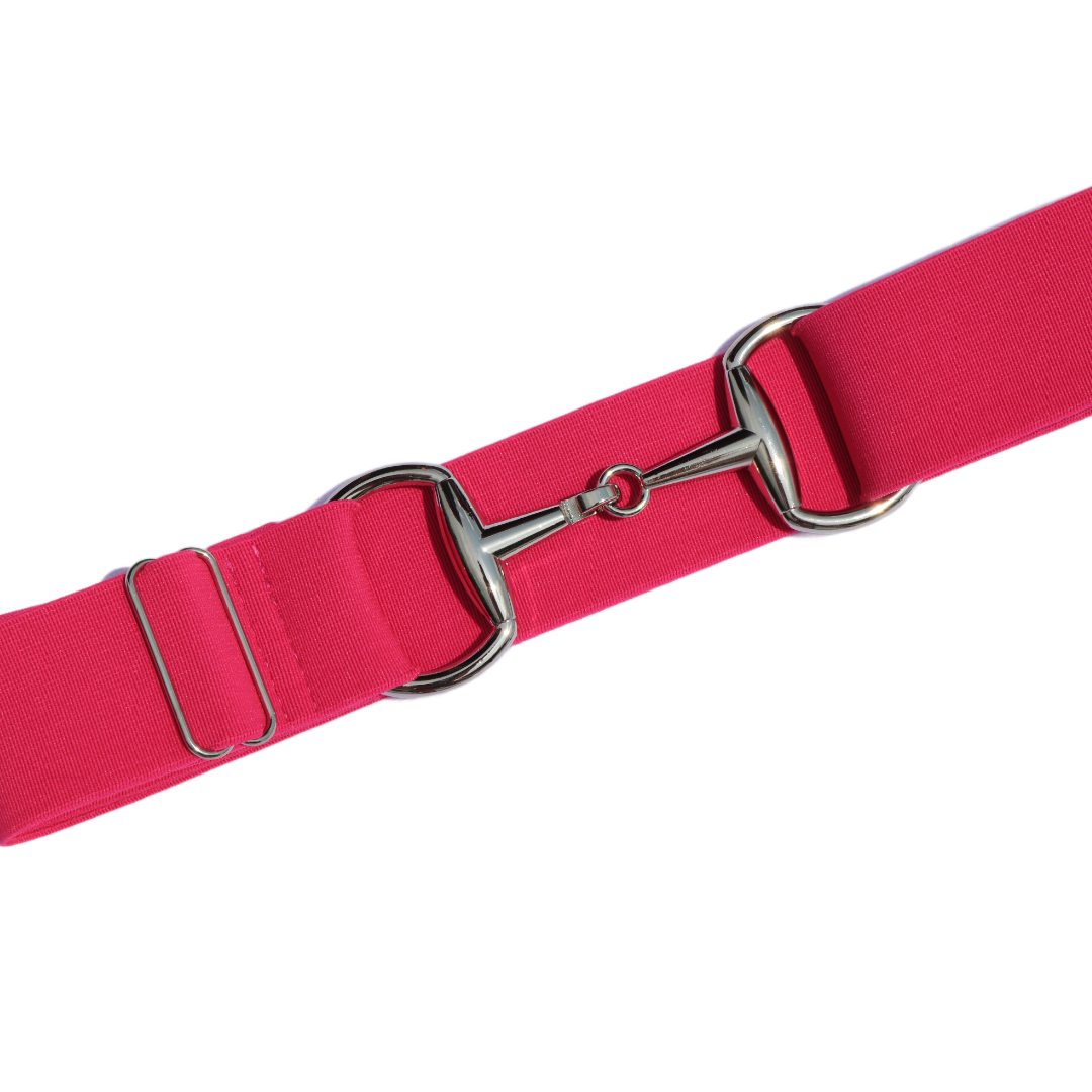 Divine Equestrian Snaffle Comfort Fit Belt - Pretty Pink
