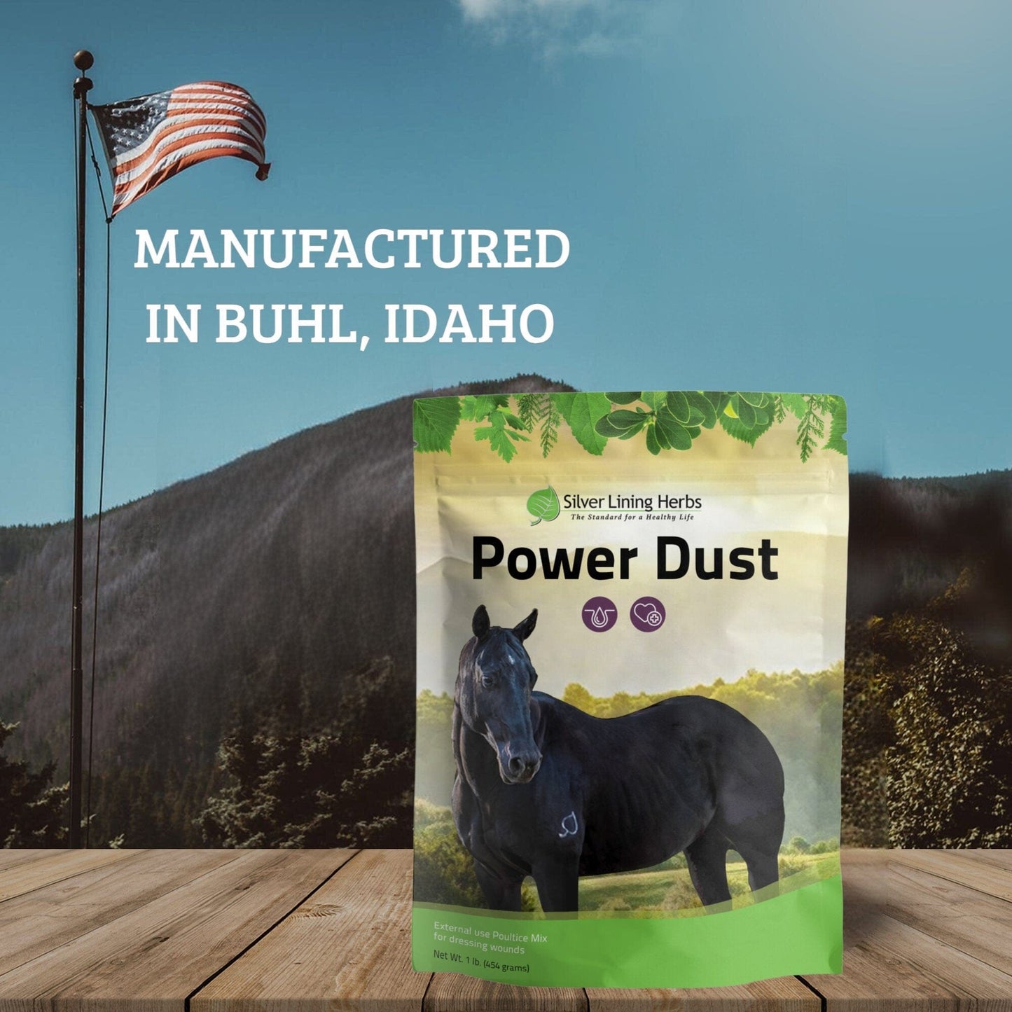 Silver Lining Herbs Power Dust for Horses