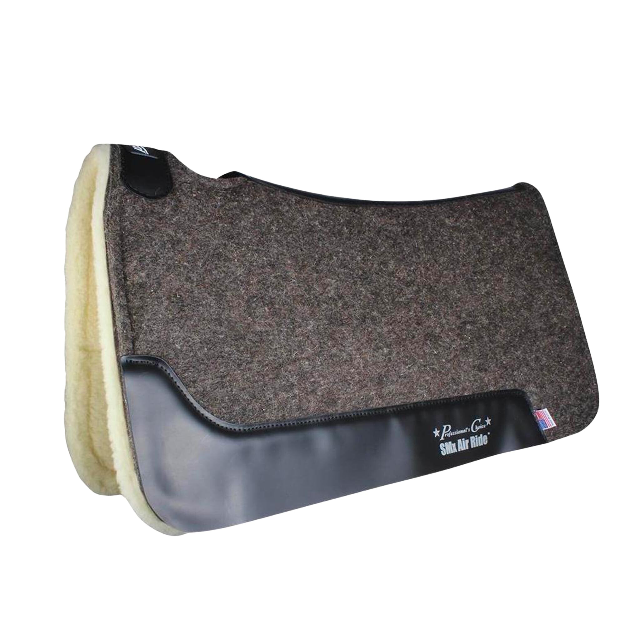 Professional's Choice Cowboy Felt Air Ride Saddle Pad with Merino Wool Bottom - Corro