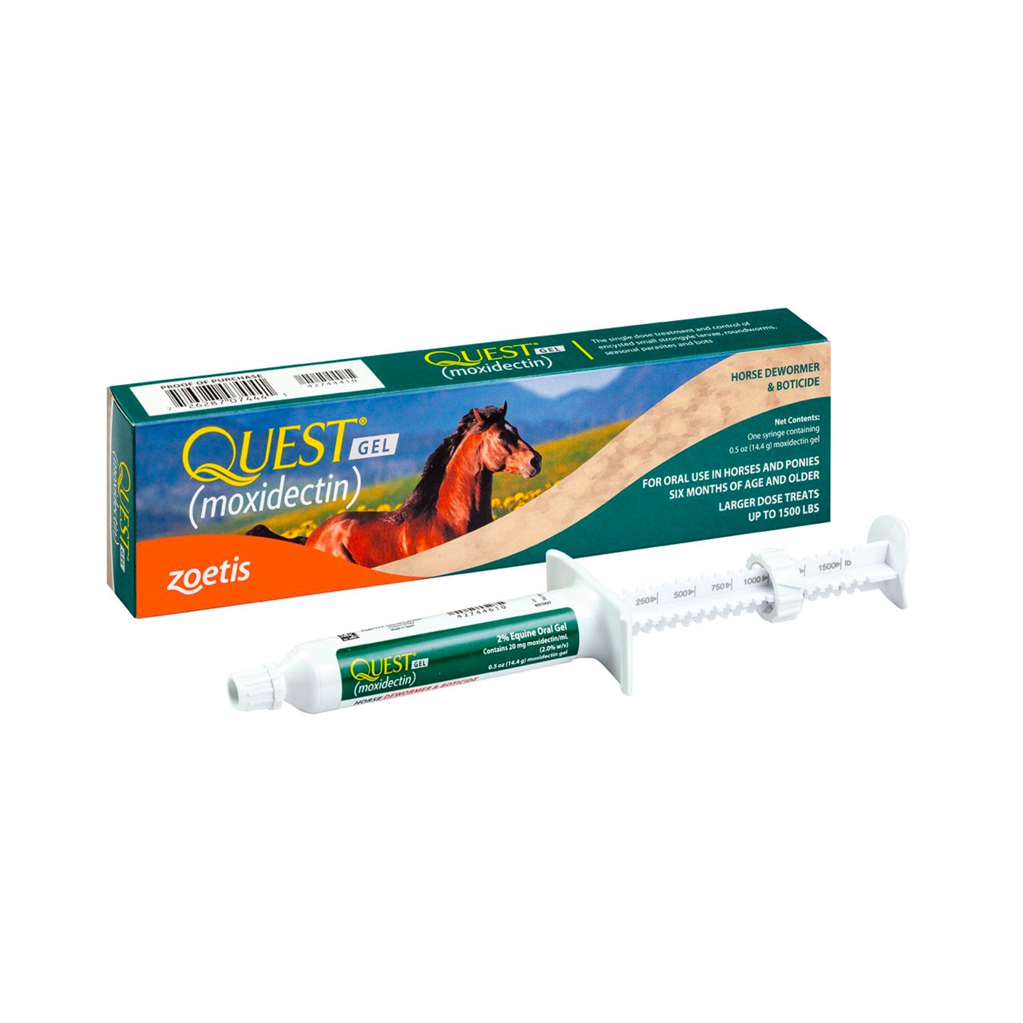 QUEST Dewormer Gel, Single Dose - Corro