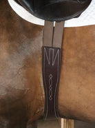 Remarkable Leather Goods Fancy Stitched Leather Girth - Corro