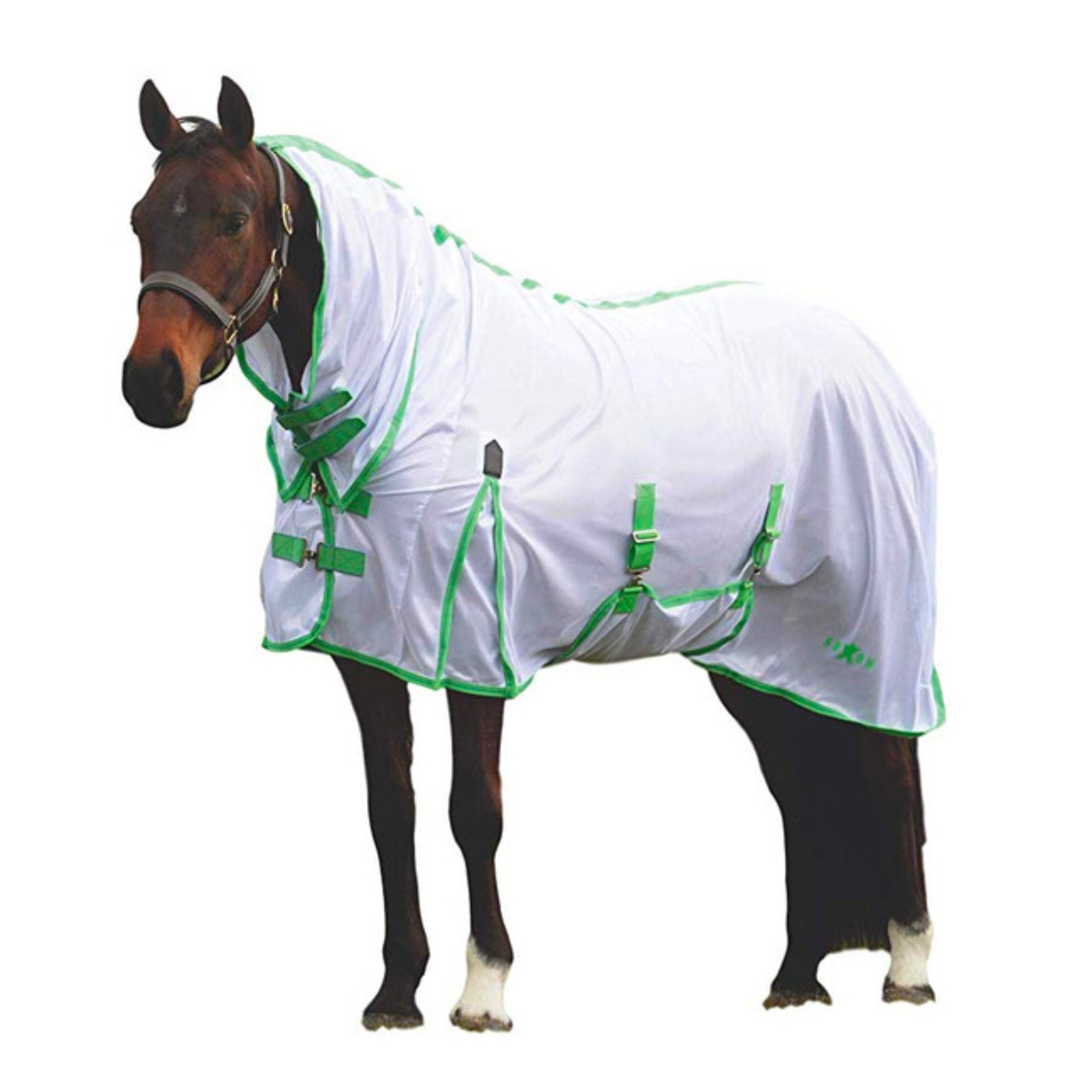 Saxon Mesh Fly Sheet With Gusset Belly Wrap Combo Neck - Corro