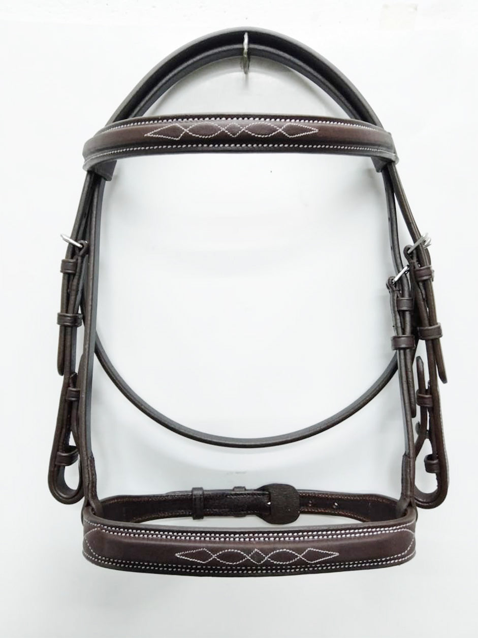 Belle and Bow Sugarbrook Bridle Wide Noseband