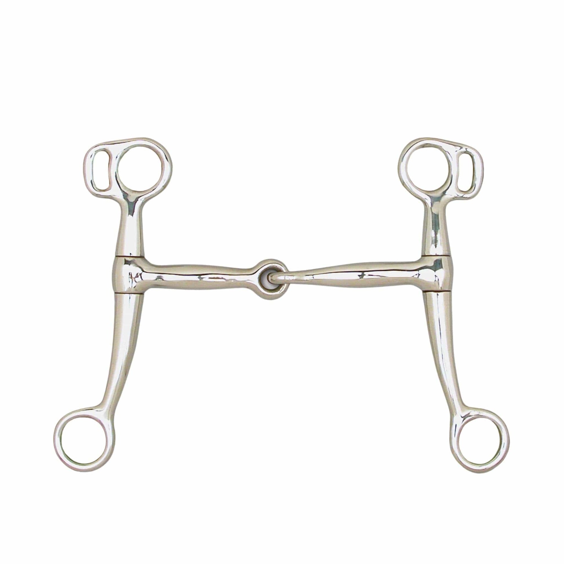 Toklat Stainless Steel Tom Thumb Shank with Curb Ring and Snaffle Mouthpiece - Corro