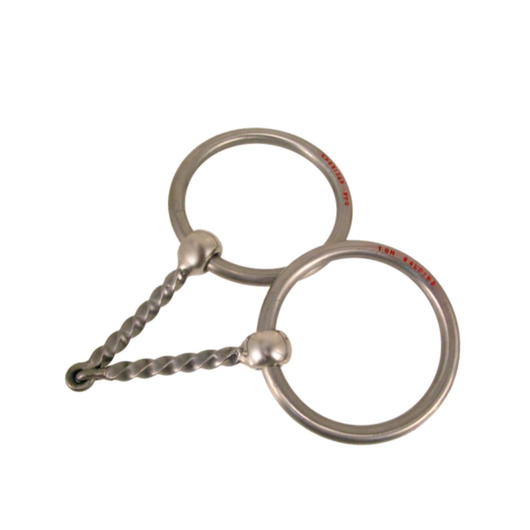 Tom Balding Loose Ring Twisted Witch Square Snaffle - Corro