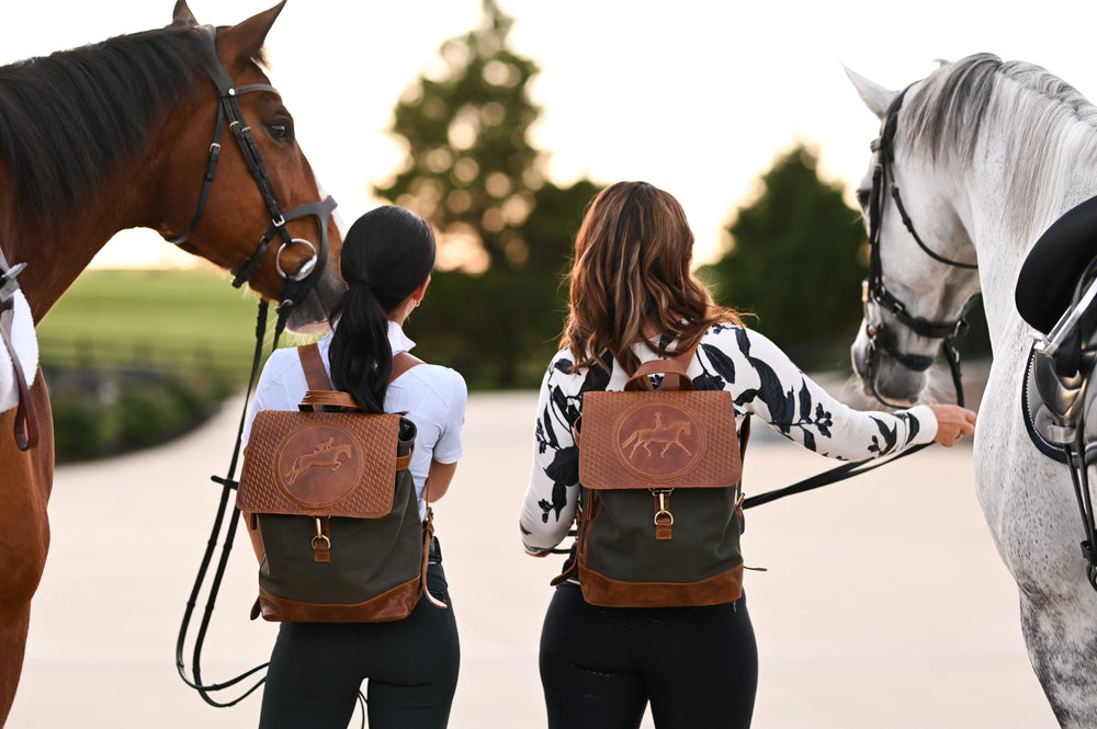 Tucker Tweed Equestrian Barn Backpack