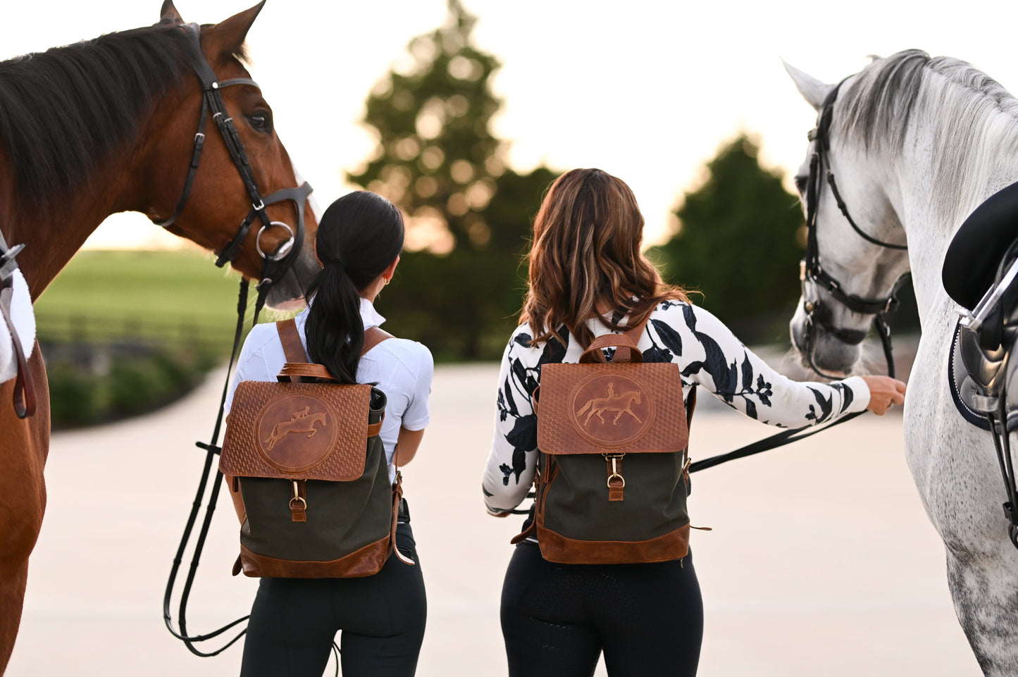 Tucker Tweed Equestrian Barn Backpack