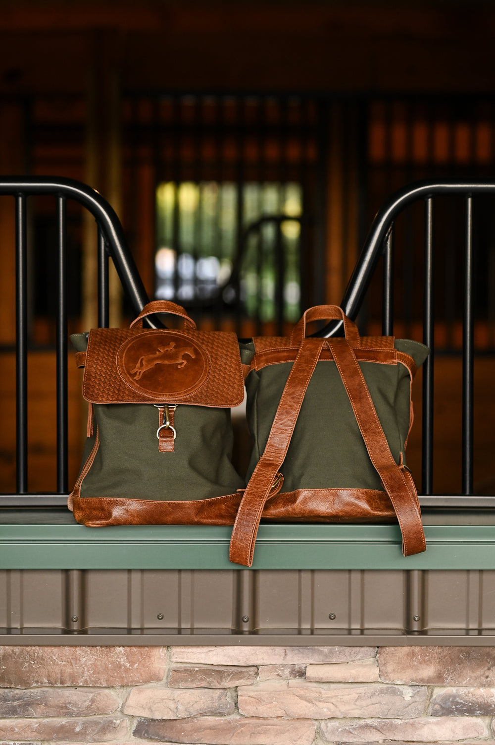 Tucker Tweed Equestrian Barn Backpack