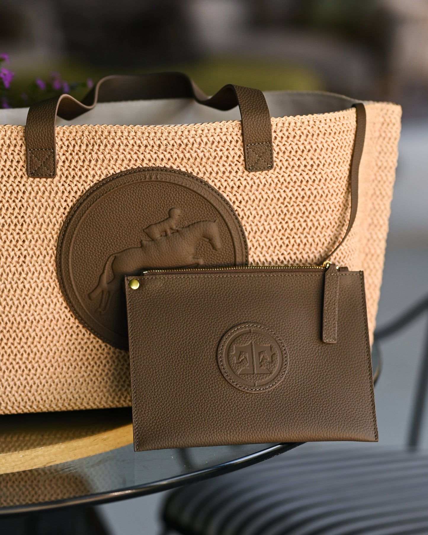 Tucker Tweed Equestrian Barn to Beach Tote