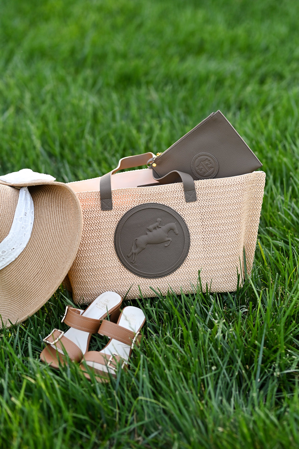 Tucker Tweed Equestrian Barn to Beach Tote