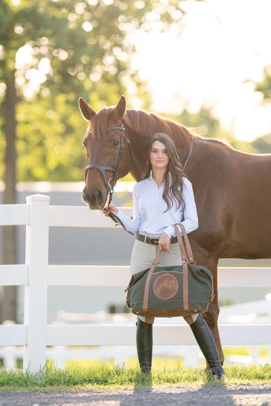 Tucker Tweed Equestrian Barn Duffle