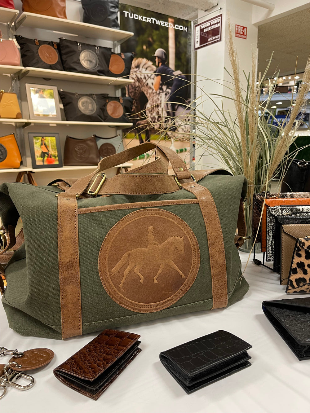 Tucker Tweed Equestrian Barn Duffle