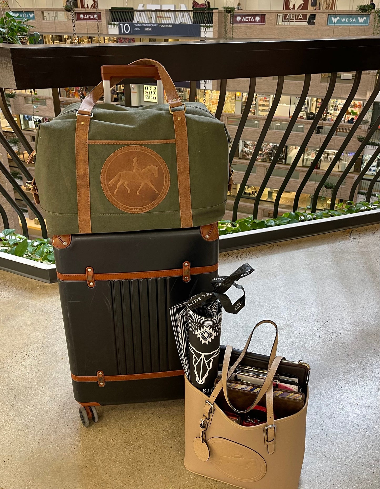 Tucker Tweed Equestrian Barn Duffle