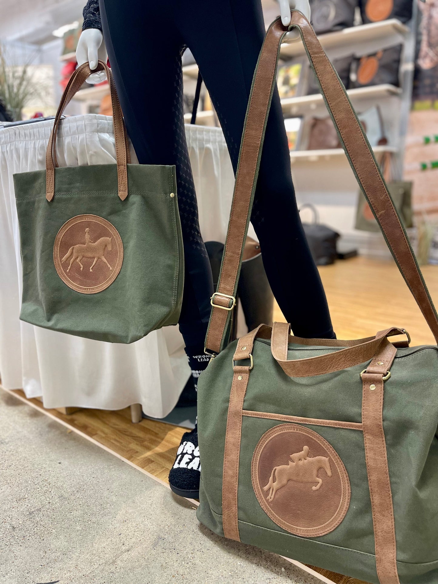 Tucker Tweed Equestrian Barn Duffle