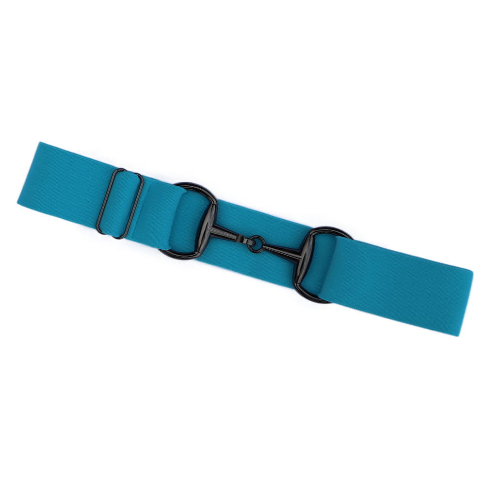Divine Equestrian Snaffle Comfort Fit Belt - Turquoise