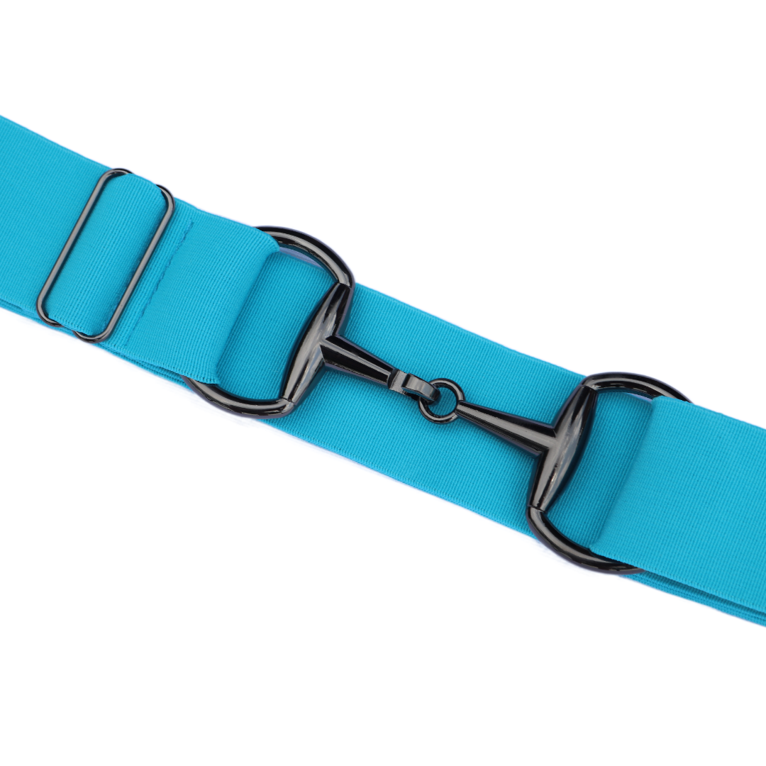Divine Equestrian Snaffle Comfort Fit Belt - Turquoise