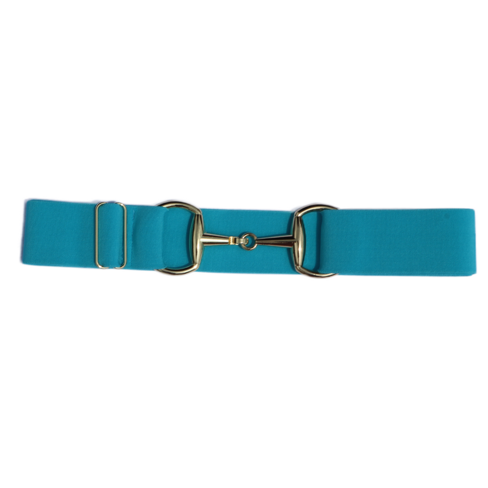 Divine Equestrian Snaffle Comfort Fit Belt - Turquoise