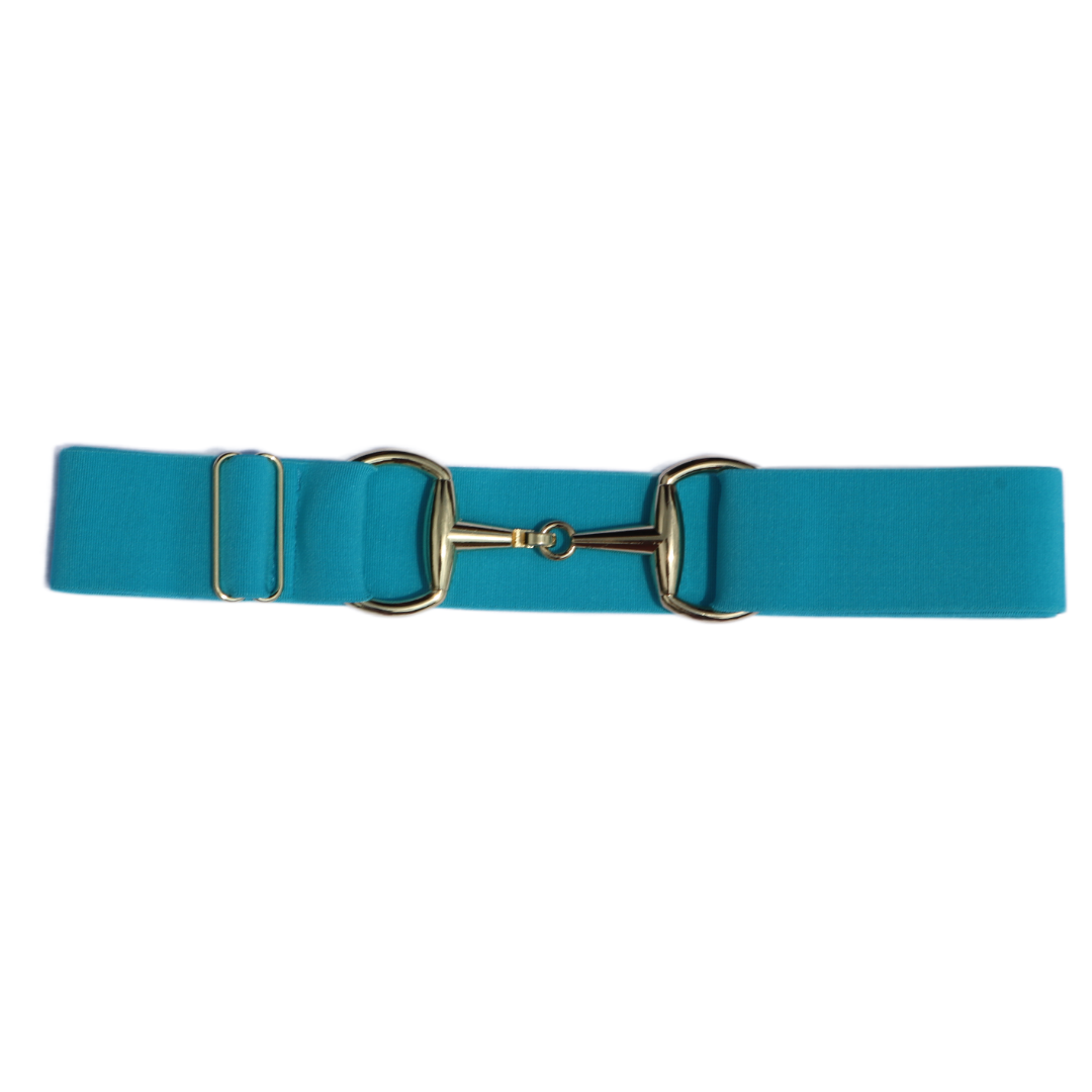 Divine Equestrian Snaffle Comfort Fit Belt - Turquoise