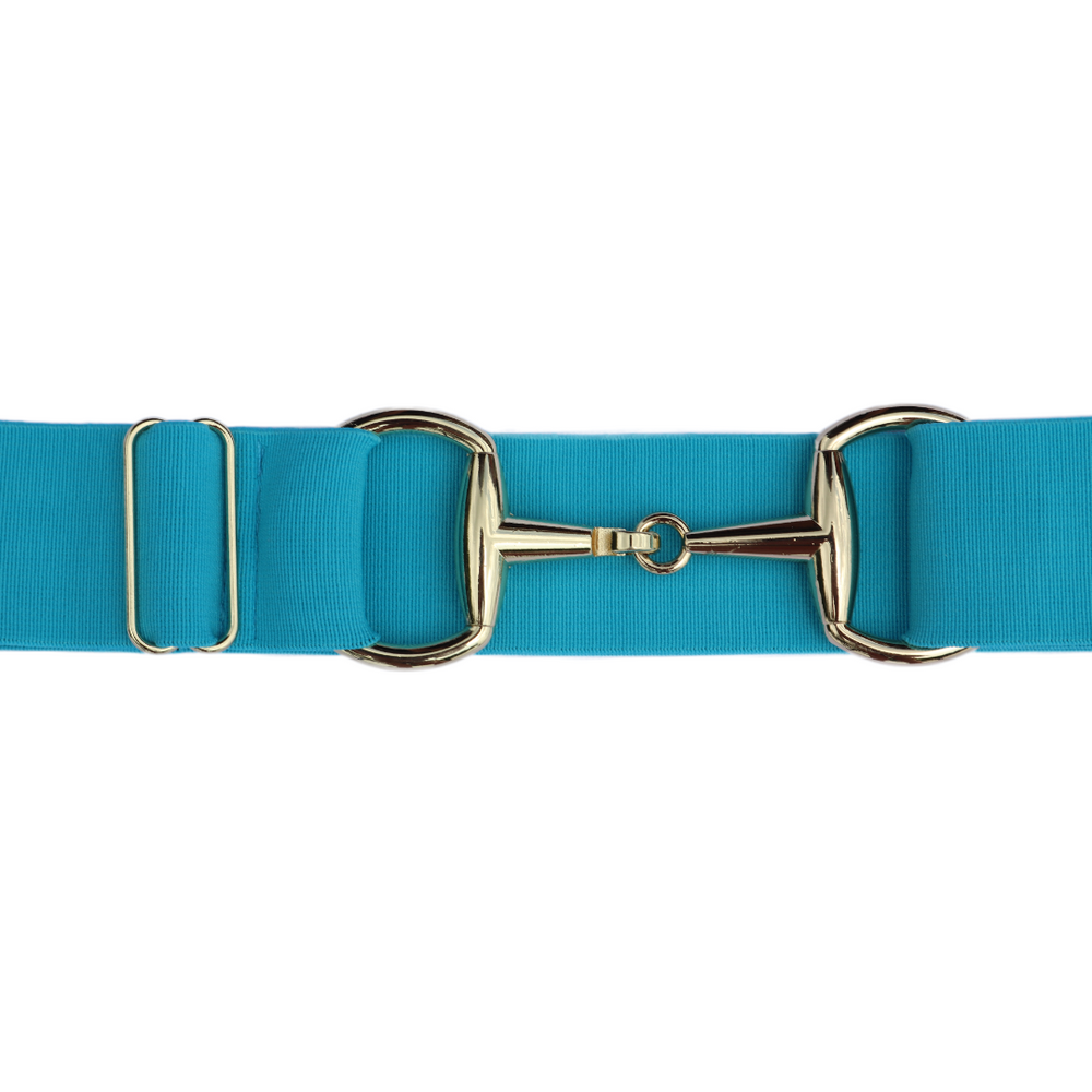 Divine Equestrian Snaffle Comfort Fit Belt - Turquoise