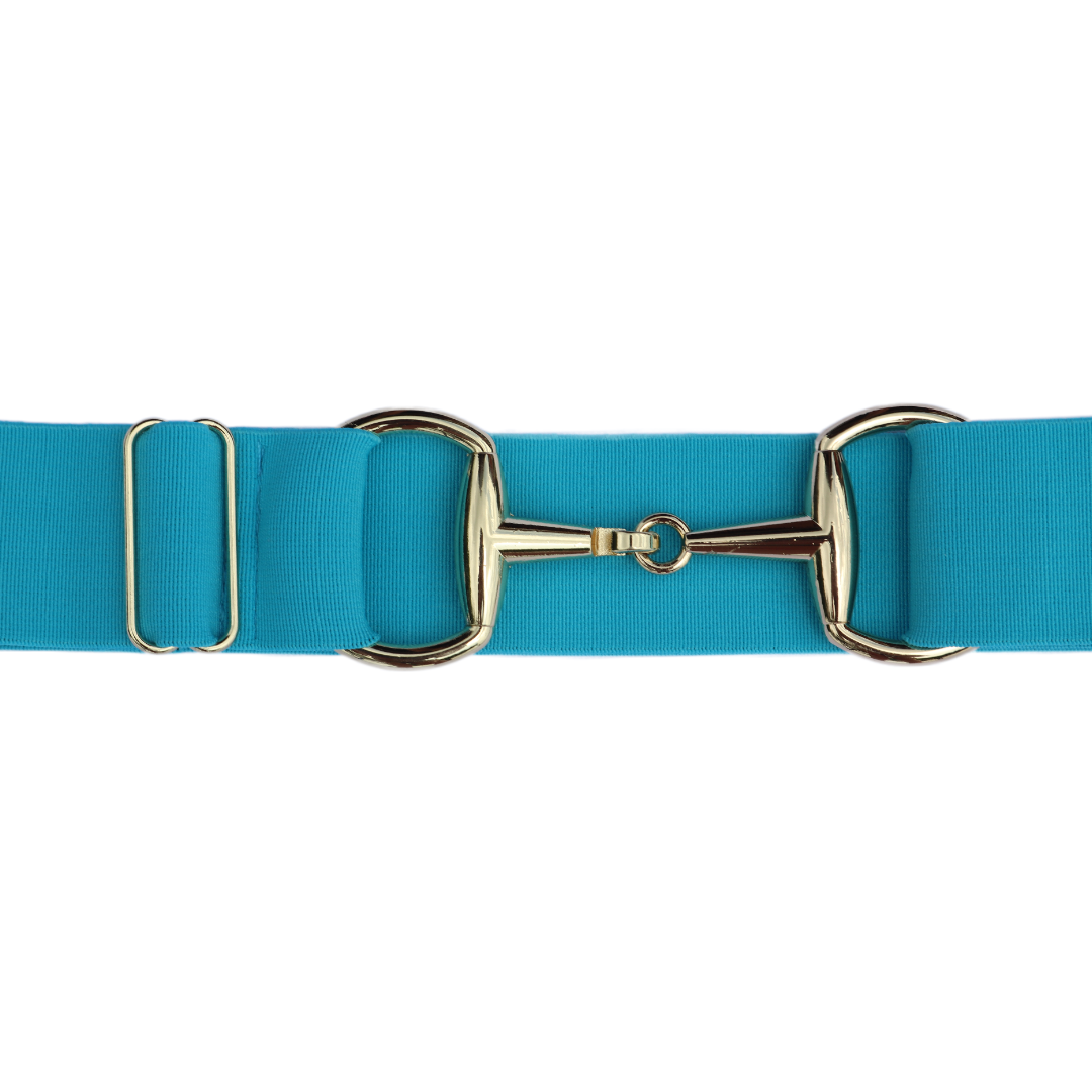 Divine Equestrian Snaffle Comfort Fit Belt - Turquoise