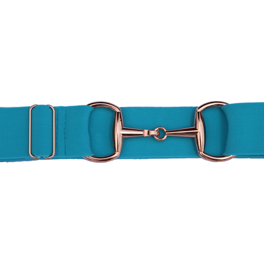 Divine Equestrian Snaffle Comfort Fit Belt - Turquoise