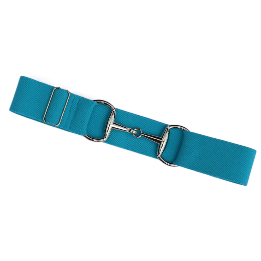 Divine Equestrian Snaffle Comfort Fit Belt - Turquoise