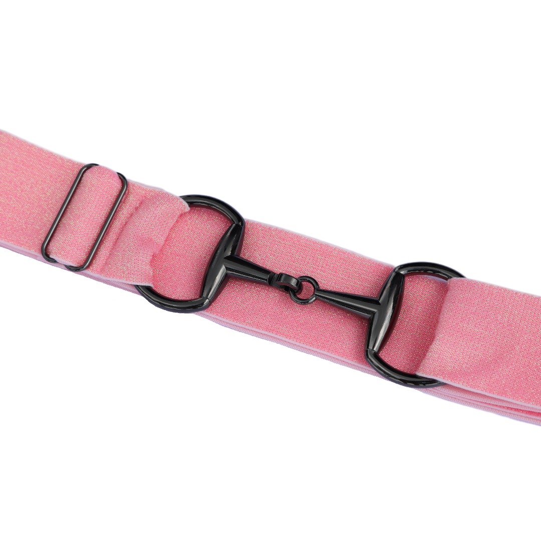 Divine Equestrian Snaffle Comfort Fit Belt - Unicorn Pink