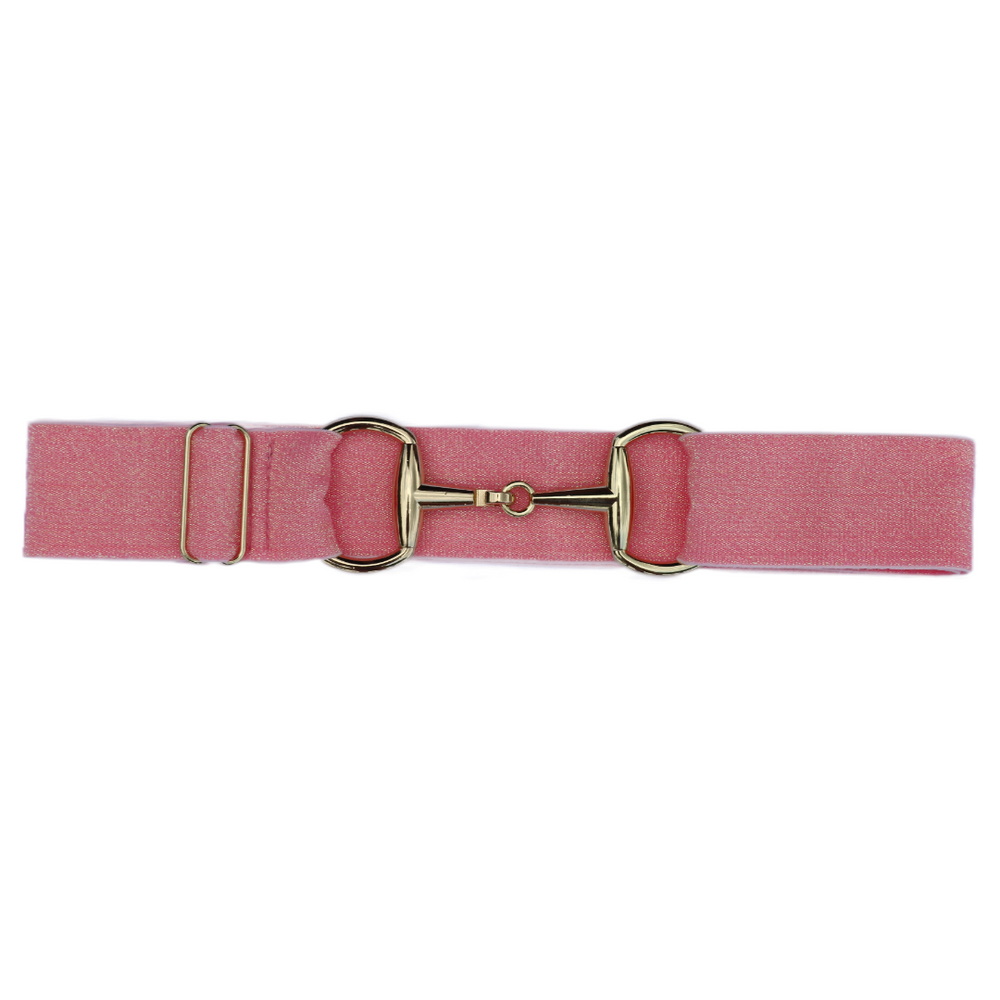 Divine Equestrian Snaffle Comfort Fit Belt - Unicorn Pink