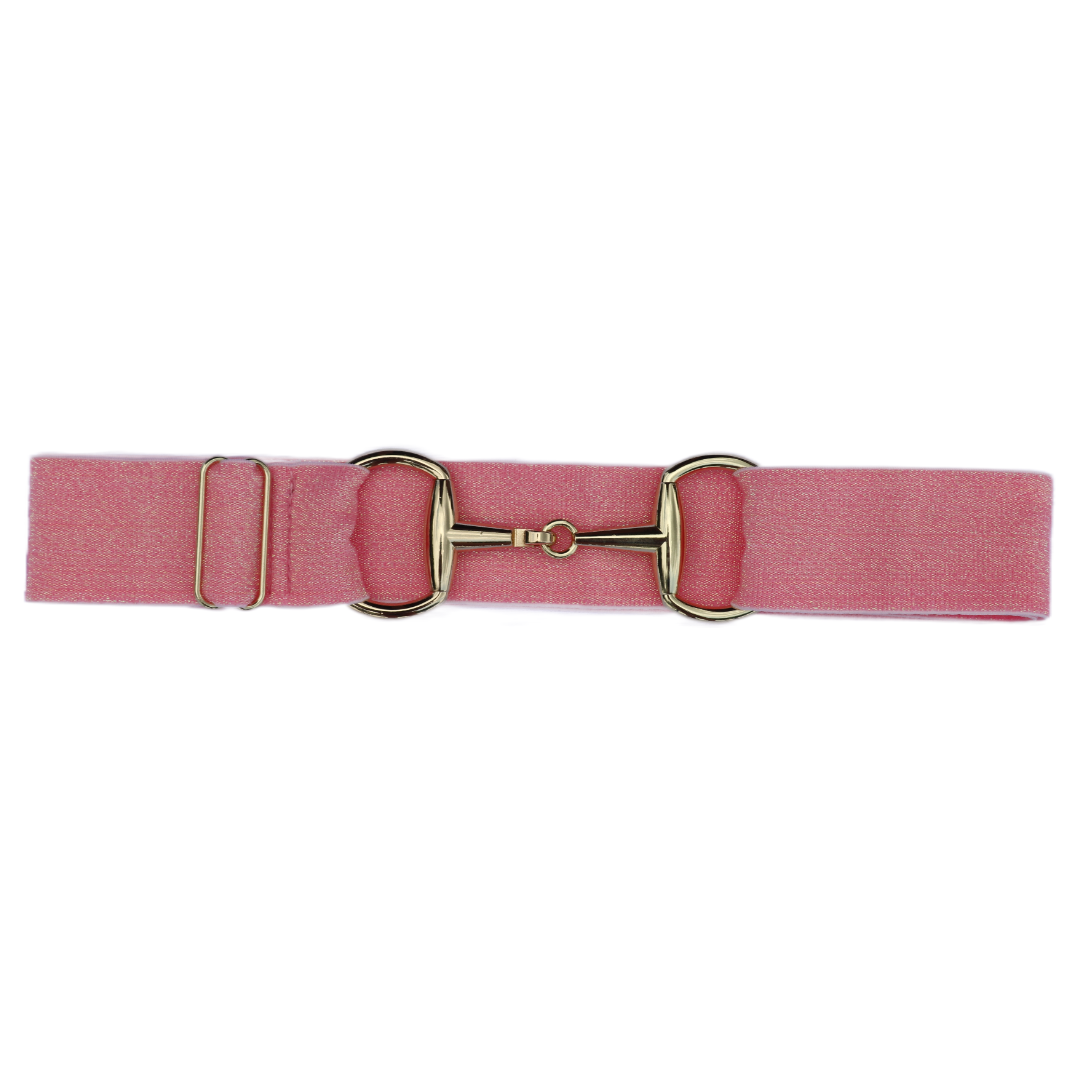 Divine Equestrian Snaffle Comfort Fit Belt - Unicorn Pink