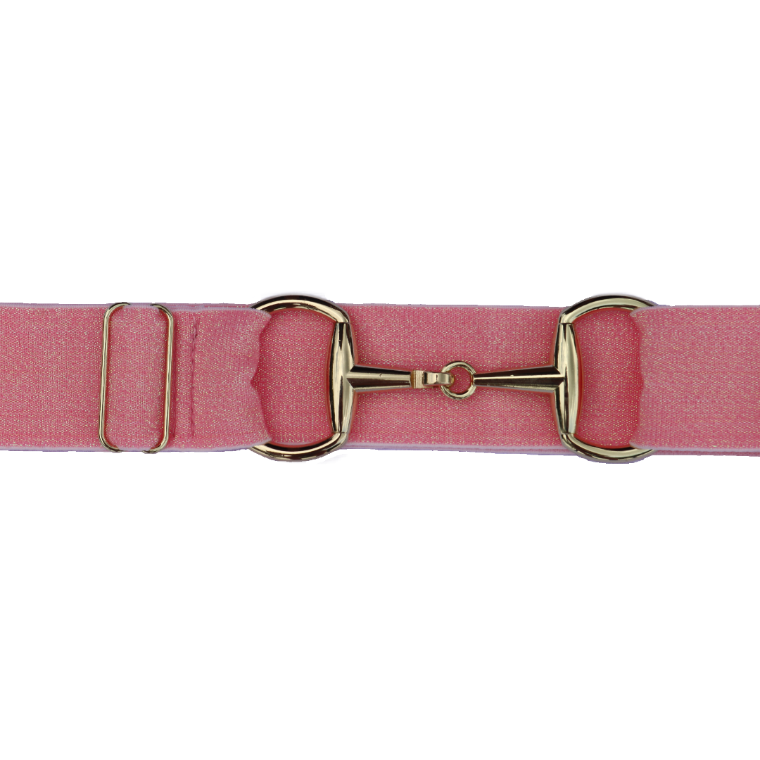 Divine Equestrian Snaffle Comfort Fit Belt - Unicorn Pink