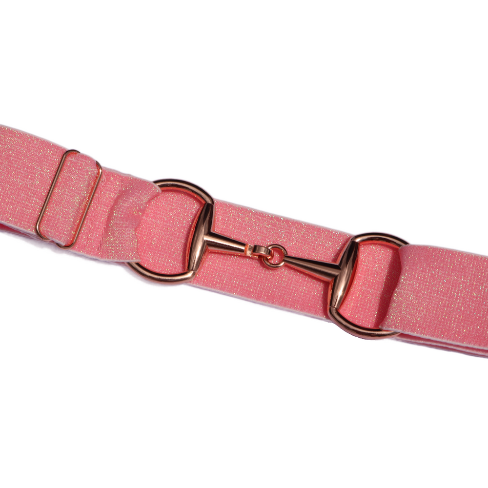 Divine Equestrian Snaffle Comfort Fit Belt - Unicorn Pink