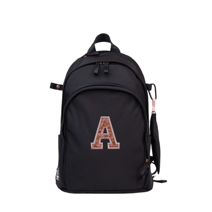 Veltri Sport Initial Delaire Backpack - Black Rose Gold - Corro