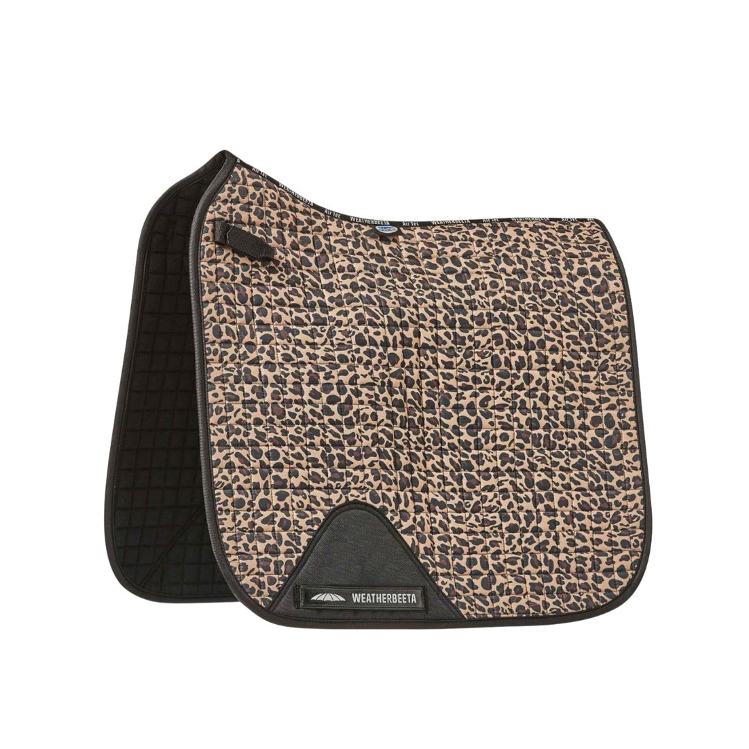 WeatherBeeta Prime Leopard Print Dressage Saddle Pad - Corro