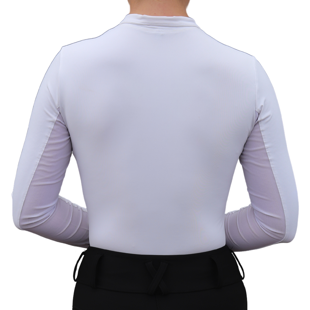 Divine Equestrian Sweet Lady Sun Shirt - White