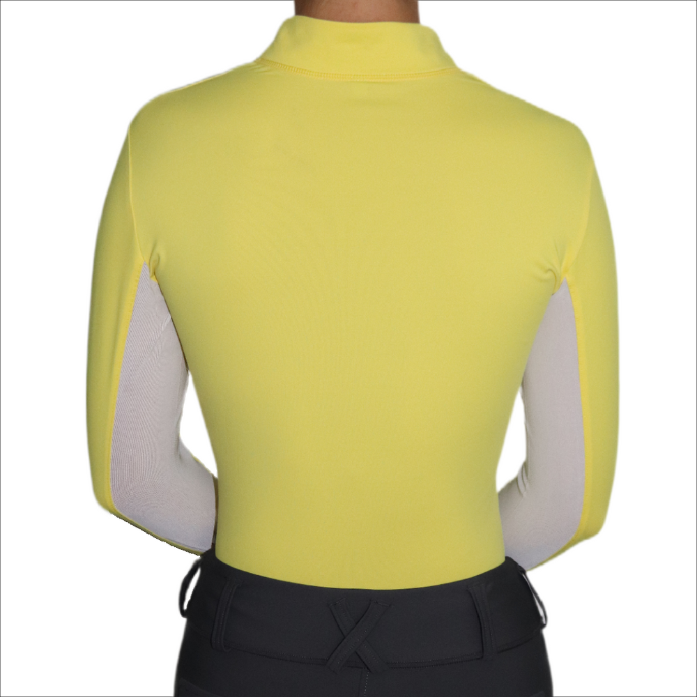 Divine Equestrian Sweet Lady Sun Shirt - Yellow