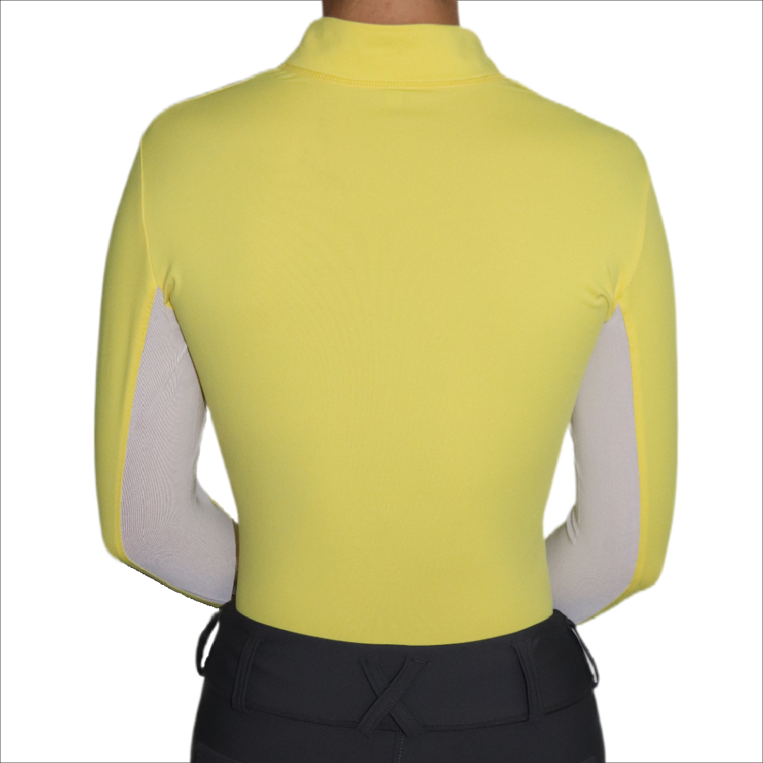 Divine Equestrian Sweet Lady Sun Shirt - Yellow