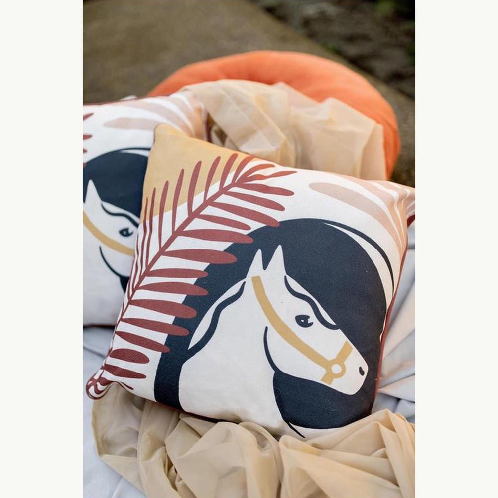 Villa Arch Equestrian Pillow by Pen & Pony