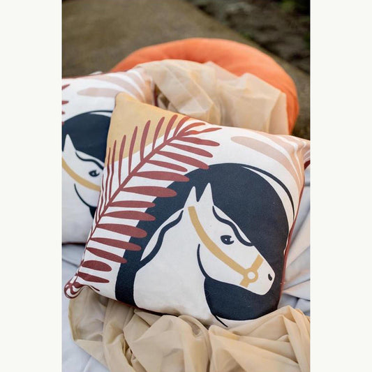 Villa Arch Equestrian Pillow by Pen & Pony